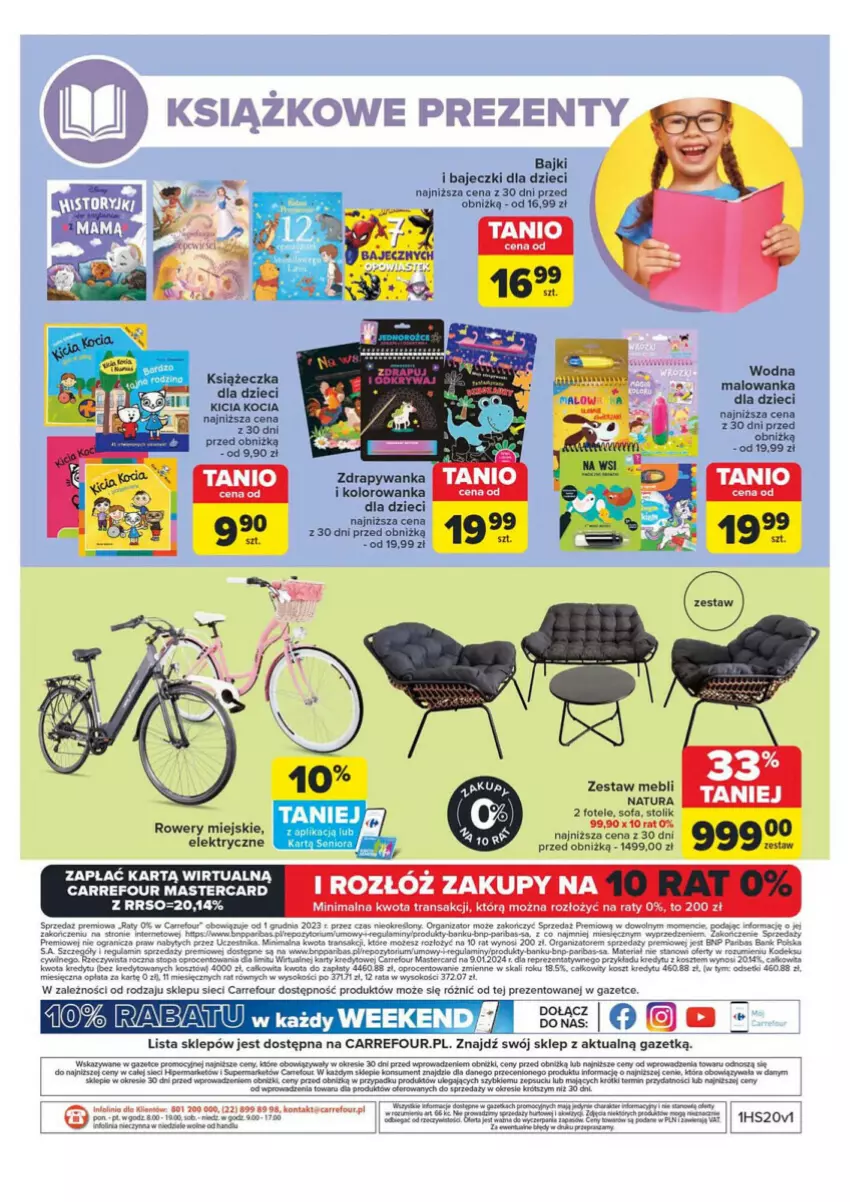 Gazetka promocyjna Carrefour - ważna 14.05 do 18.05.2024 - strona 24 - produkty: Brit, Dzieci, Fa, Fotel, Gry, Koc, Kolorowanka, Kosz, NBA, Paola, Por, Rower, Rum, Ser, Sofa, Sok, Stolik, Top, Tran, Woda