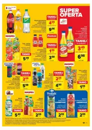 Gazetka promocyjna Carrefour - Gazetka - ważna od 18.05 do 18.05.2024 - strona 5 - produkty: Dawtona, Sok, Por, Gin, Coca-Cola, Napój gazowany, Tymbark, Fanta, Woda, Napój, Nektar, Hortex, Fa