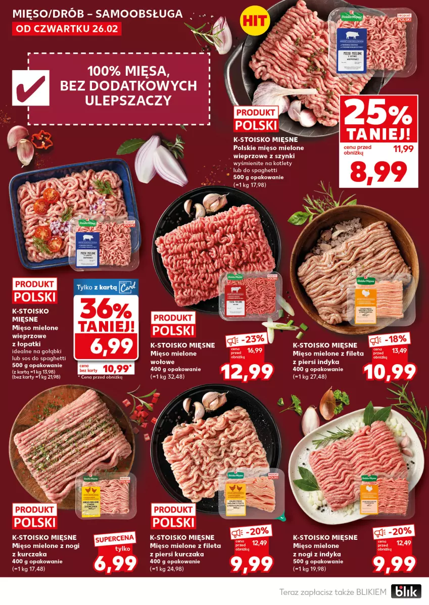 Gazetka promocyjna Kaufland - Mocny Start - ważna 02.03 do 04.03.2026 - strona 16 - produkty: Drób, Fa, Kawa, Kotlet, Kurczak, Mięso, Mięso mielone, Sos, Spaghetti