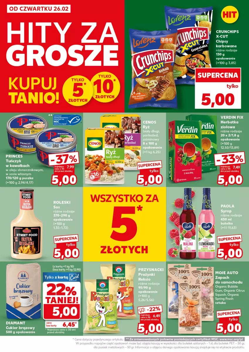 Gazetka promocyjna Kaufland - Mocny Start - ważna 02.03 do 04.03.2026 - strona 6 - produkty: Chipsy, Crunchips, Diamant, Fa, Kawa, Moje Auto, Przysnacki, Sos, Tuńczyk