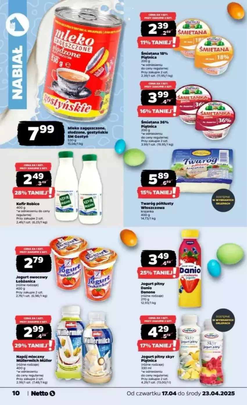 Gazetka promocyjna Netto - ważna 17.04 do 23.04.2025 - strona 2 - produkty: Danone