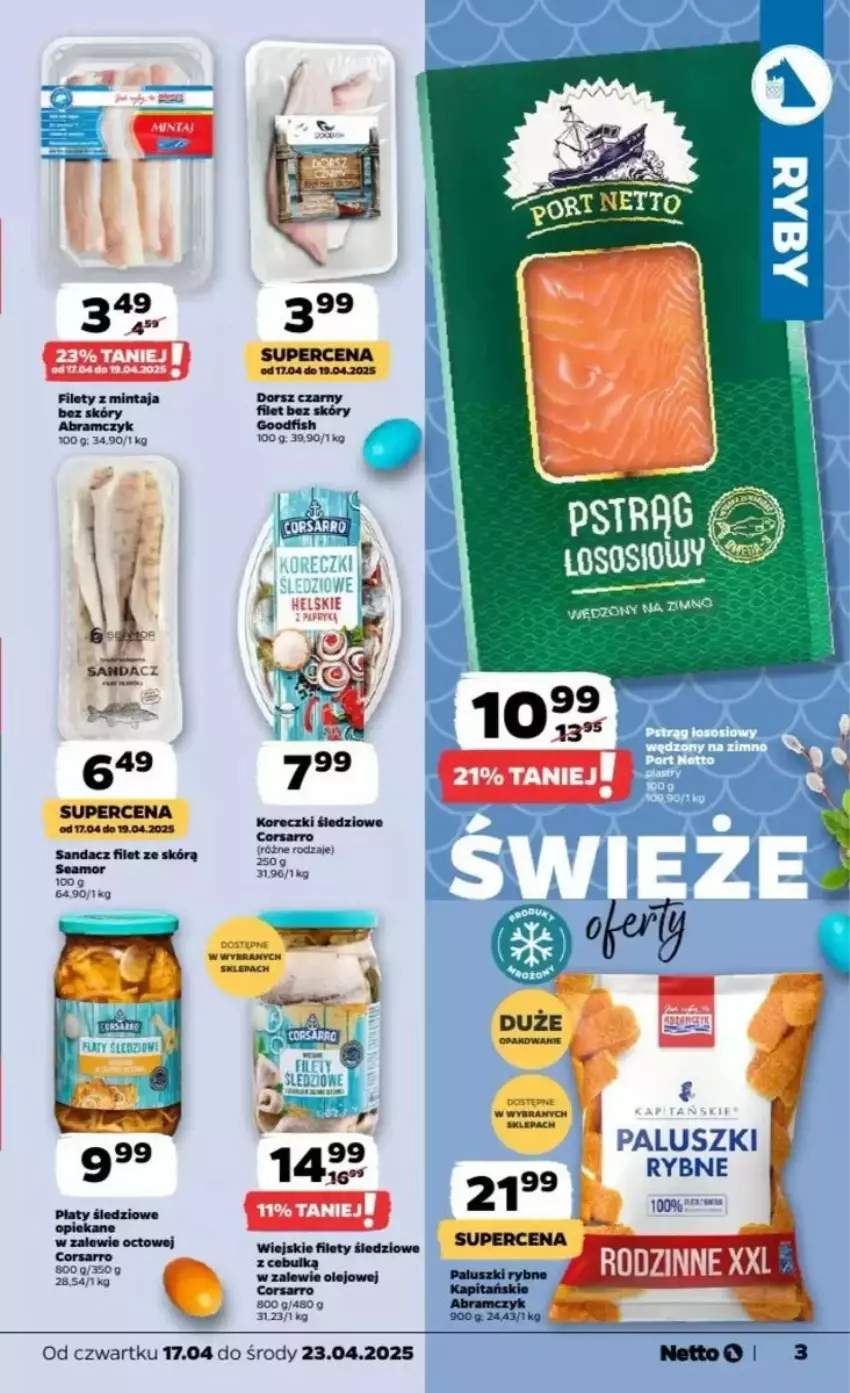 Gazetka promocyjna Netto - ważna 17.04 do 23.04.2025 - strona 23 - produkty: Olej, Paluszki rybne