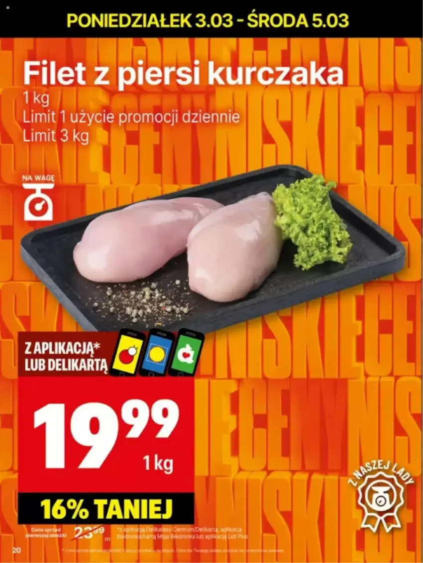 Gazetka promocyjna Delikatesy Centrum - ważna 03.03 do 10.03.2025 - strona 13 - produkty: Filet z piersi kurczaka, Kurczak