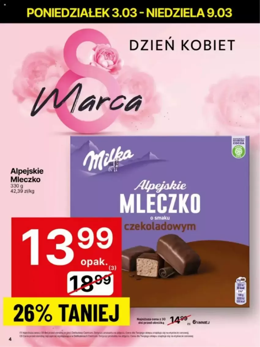 Gazetka promocyjna Delikatesy Centrum - ważna 03.03 do 10.03.2025 - strona 34 - produkty: Mleczko