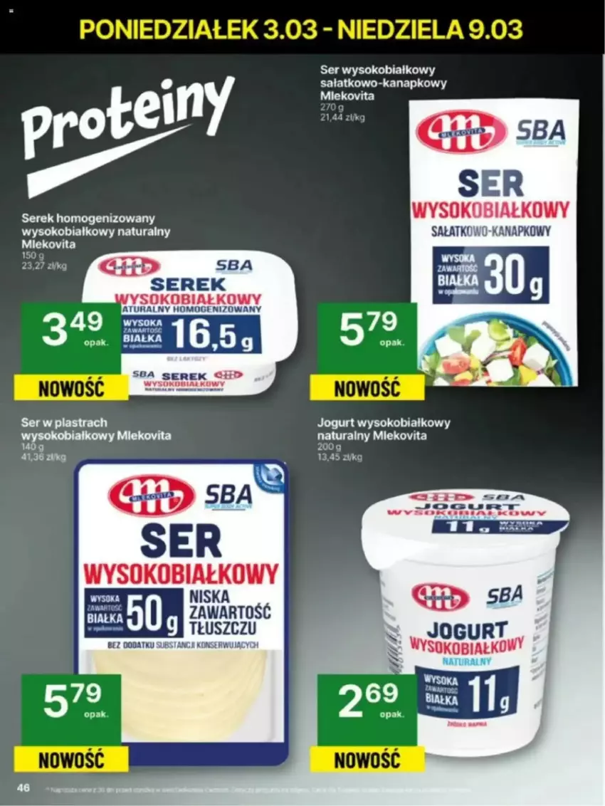 Gazetka promocyjna Delikatesy Centrum - ważna 03.03 do 10.03.2025 - strona 41 - produkty: Jogurt, Ser, Serek, Serek homogenizowany, Sok