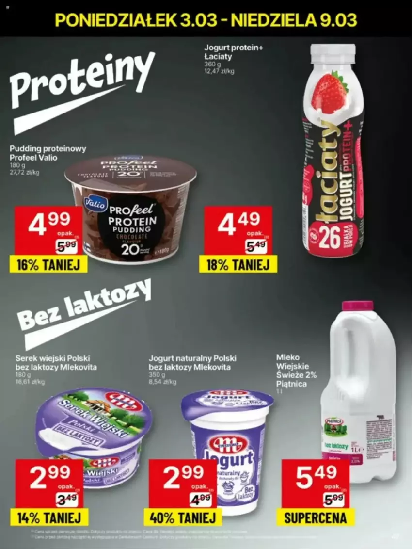 Gazetka promocyjna Delikatesy Centrum - ważna 03.03 do 10.03.2025 - strona 42 - produkty: Jogurt, Pudding