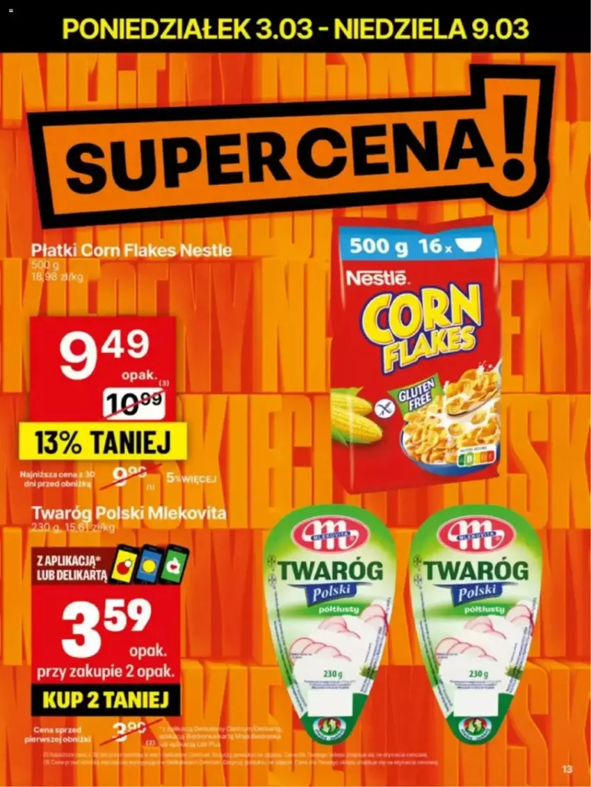 Gazetka promocyjna Delikatesy Centrum - ważna 03.03 do 10.03.2025 - strona 5 - produkty: Corn flakes, Por