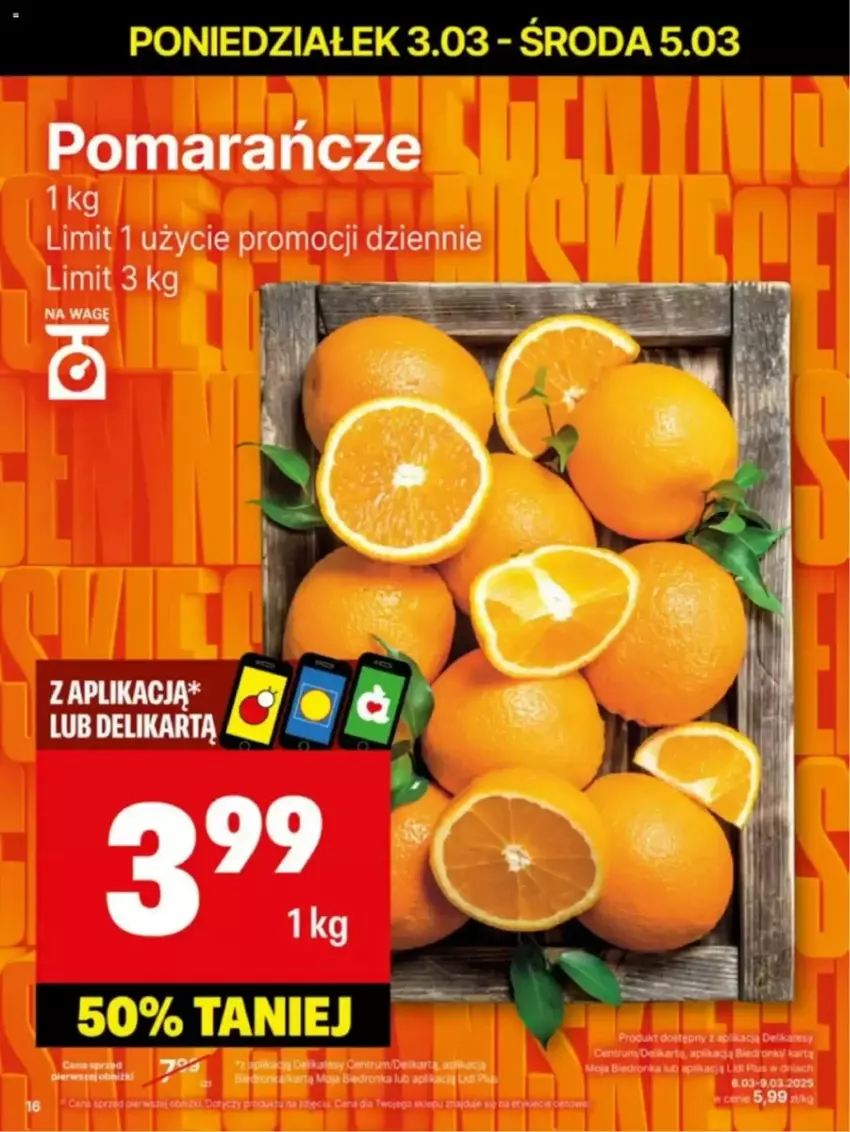 Gazetka promocyjna Delikatesy Centrum - ważna 03.03 do 10.03.2025 - strona 8 - produkty: Pomarańcze, Rum