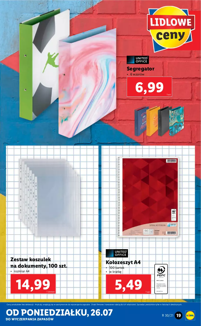 Gazetka promocyjna Lidl - GAZETKA - ważna 26.07 do 31.07.2021 - strona 19 - produkty: Kosz