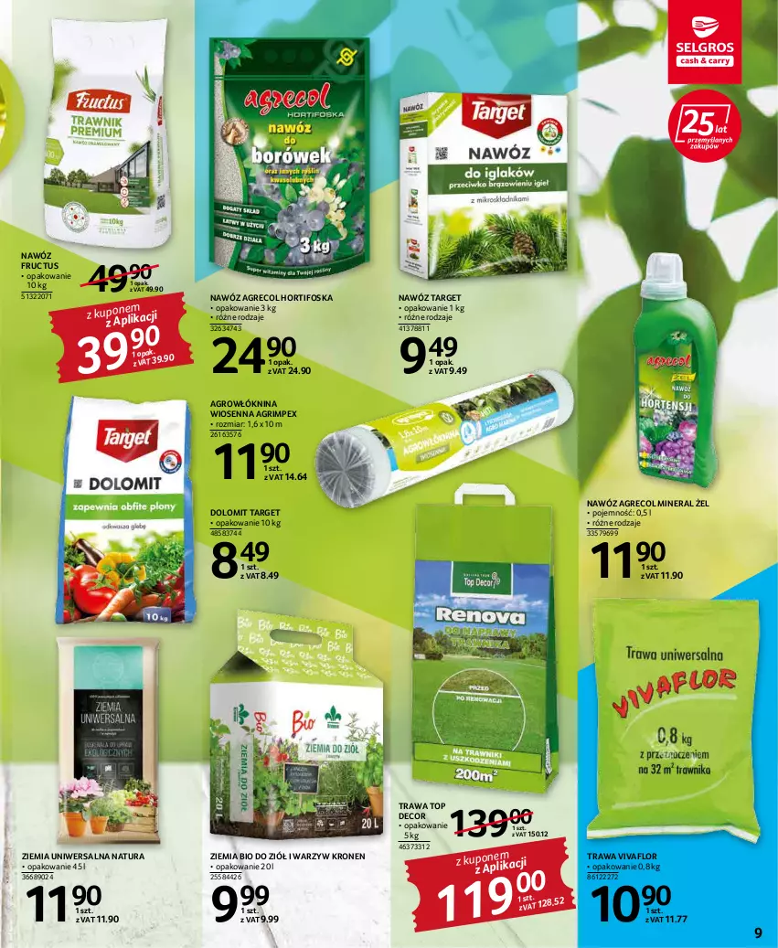 Gazetka promocyjna Selgros - Katalog Ogród - ważna 17.03 do 30.03.2022 - strona 9 - produkty: Nawóz, Top