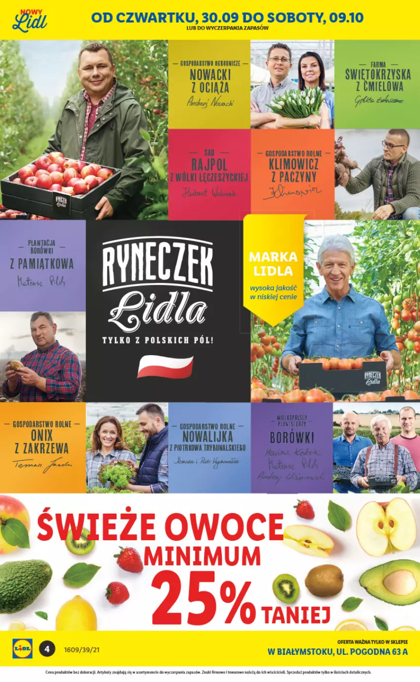 Gazetka promocyjna Lidl - Ponowne otwarcie Lidla - ważna 04.10 do 09.10.2021 - strona 4 - produkty: Sok