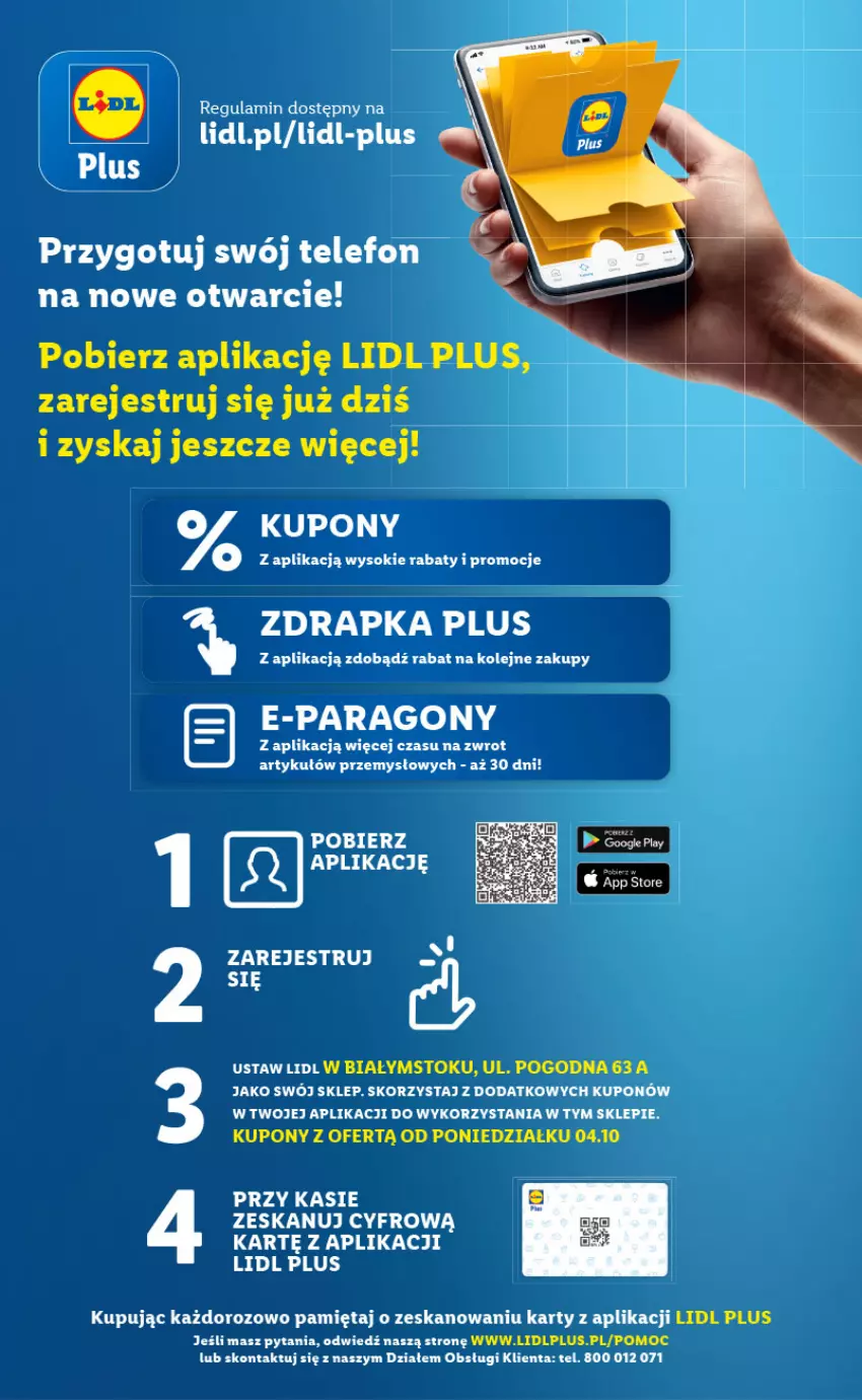 Gazetka promocyjna Lidl - Ponowne otwarcie Lidla - ważna 04.10 do 09.10.2021 - strona 46 - produkty: Mięta, Sok, Telefon