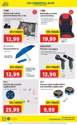 Gazetka promocyjna Lidl - Ponowne otwarcie Lidla - Gazetka - ważna od 09.10 do 09.10.2021 - strona 28 - produkty: Parkside, Top, Sok, Rum, Parasol, Tera, Panda, Szyny, Pistolet, Fotel, Poduszka