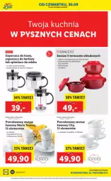 Gazetka promocyjna Lidl - Ponowne otwarcie Lidla - Gazetka - ważna od 09.10 do 09.10.2021 - strona 32 - produkty: Por, Zaparzacz, Termos, Zaparzacz do kawy, Tera, Panda, Zmywarki, Fa