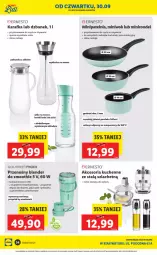 Gazetka promocyjna Lidl - Ponowne otwarcie Lidla - Gazetka - ważna od 09.10 do 09.10.2021 - strona 34 - produkty: Piec, Por, Dzbanek, Blender, Tera, Panda, Karafka, Sitko, Smoothie, Owoce, Kubek, Patelnia, Rondel