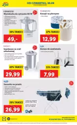 Gazetka promocyjna Lidl - Ponowne otwarcie Lidla - Gazetka - ważna od 09.10 do 09.10.2021 - strona 36 - produkty: Piec, Sok, Ser, Por, Pasztet, Kosz, Pojemnik, Tera, Panda, Wyciskarka, Pieczywo, Suszarka, Suszarka na pranie