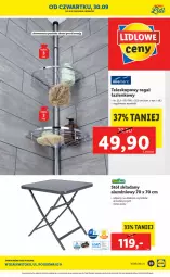 Gazetka promocyjna Lidl - Ponowne otwarcie Lidla - Gazetka - ważna od 09.10 do 09.10.2021 - strona 39 - produkty: Teleskop, Sok, Por, Stół, Regał