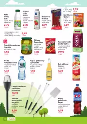 Gazetka promocyjna Odido - SUPER OFERTY! - Gazetka - ważna od 30.06 do 30.06.2022 - strona 2 - produkty: Nałęczowianka, Krakus, Sok, Kawa ziarnista, Zott, Jogurt, Widelec, Chipsy, Kawa, Pepsi, Sok jabłkowy, Szczypce, Napój gazowany, Crunchips, Kabanos, Woda, Grill, Napój, Jogurt pitny, Kefir, Hortex