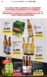 Gazetka promocyjna Netto - Gazetka spożywcza 24.03-30.03 - Gazetka - ważna od 30.03 do 30.03.2022 - strona 10 - produkty: Piwa, Piwo, Earl Grey, Gra, Lack