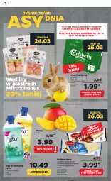 Gazetka promocyjna Netto - Gazetka spożywcza 24.03-30.03 - Gazetka - ważna od 30.03 do 30.03.2022 - strona 2 - produkty: Piwa, Piwo, Gra, Wafle, Carlsberg, Płyn do płukania, Kakao, Mango, Lenor