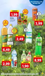 Gazetka promocyjna Lidl - GAZETKA - Gazetka - ważna od 25.05 do 25.05.2022 - strona 39 - produkty: Sok, Gin, Napój energetyczny, Lemoniada, Kawa, Oranżada, Schweppes, Napój gazowany, Tymbark, Limonka, Woda mineralna, Kubuś, Arbuz, Woda, Mango, Napój, Fa