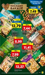 Gazetka promocyjna Lidl - GAZETKA - Gazetka - ważna od 25.05 do 25.05.2022 - strona 49 - produkty: Pistacje, Migdały łuskane, Orzeszki, Migdały, Orzeszki ziemne