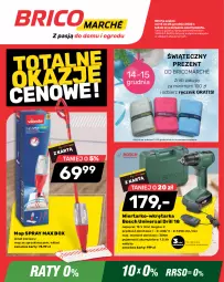 Gazetka promocyjna Bricomarche - Gazetka - Gazetka - ważna od 24.12 do 24.12.2022 - strona 1 - produkty: Mop, Gra, Walizka, Tarka, Wkręt, Ręcznik, Wkrętarka, Bosch, Akumulator