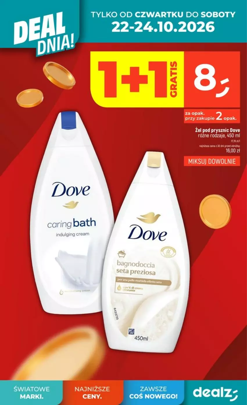Gazetka promocyjna Dealz - DEAL DNIA - ważna 22.10 do 28.10.2026 - strona 4 - produkty: Dove
