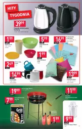 Gazetka promocyjna Stokrotka - Supermarket - Gazetka - ważna od 19.05 do 19.05.2021 - strona 15 - produkty: Czajnik elektryczny, Bell, Czajnik, Szczotka, Poszewka, Zapalarka, Prześcieradło, Talerz, Wkład filtrujący, Kubek, Grill, Miska