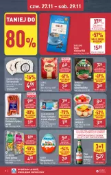 Gazetka promocyjna Aldi - Okazje weekendowe - Gazetka - ważna od 29.11 do 29.11.2025 - strona 8 - produkty: Piwa, Piwo, Sos, Ser, Gra, Kiełbaski śląskie, Kawa mielona, Kawa, Golden Seafood, Szynka, Podlaski, Tuńczyk, Kinder, Danie gotowe