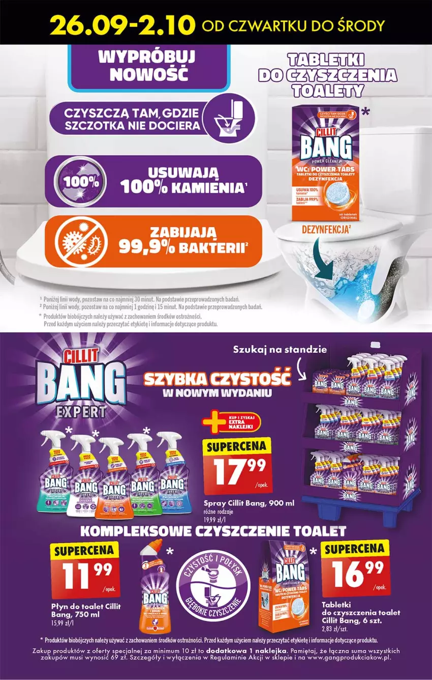 Gazetka promocyjna Biedronka - Od Czwartku - ważna 26.09 do 02.10.2024 - strona 53 - produkty: Cillit Bang, Jaja, Klej, Mięta, Mus, Szczotka, Tablet