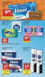 Gazetka promocyjna Delikatesy Centrum - Franczyza DC07 Czwartek - Gazetka - ważna od 18.02 do 18.02.2026 - strona 36 - produkty: Papier, Dezodorant, Velvet, Lack, Ręcznik, Chusteczki, Always, Podpaski, Nivea