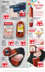 Gazetka promocyjna Kaufland - OFERTA TYGODNIA - Gazetka - ważna od 07.07 do 07.07.2021 - strona 21 - produkty: Kurczak, Polędwica, Krakus, Por, Gra, Szynka, Sport, Kiełbasa biesiadna, Kiełbasa, Olewnik