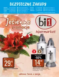 Gazetka promocyjna Bi1 - Jesienne promocje - Gazetka - ważna od 18.10 do 18.10.2022 - strona 1 - produkty: Słupek, Znicz