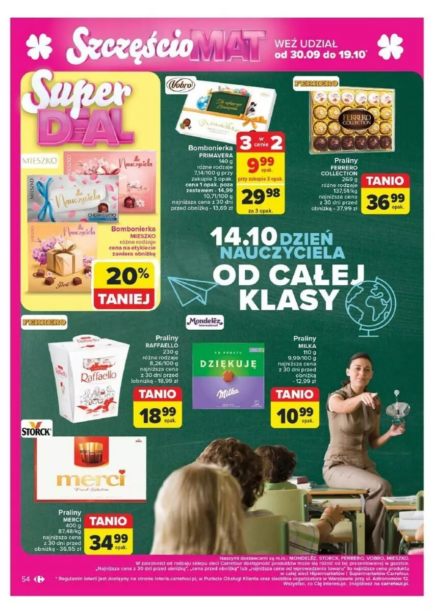 Gazetka promocyjna Carrefour - ważna 07.10 do 12.10.2024 - strona 50 - produkty: Fa, Ferrero, Praliny, Prima, Primavera, Raffaello