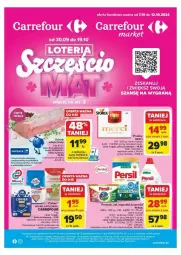 Gazetka promocyjna Carrefour - Gazetka - ważna od 12.10 do 12.10.2024 - strona 1 - produkty: Cukier, Królewski, Praliny, Persil, Schab wieprzowy, Kapsułki do prania, Merci
