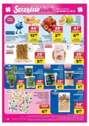 Gazetka promocyjna Carrefour - Gazetka - ważna od 12.10 do 12.10.2024 - strona 58 - produkty: Cebula, Pietruszka, Roszponka, Kolendra, Rukola, Kaki, Ziemniaki, Daktyle, Pomelo, Figi, Bazyl, Bazylia, Helio, Imbir, HP