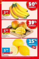 Gazetka promocyjna Auchan - Gazetka - ważna od 18.12 do 18.12.2024 - strona 10 - produkty: Banany, Cytryny, Mango