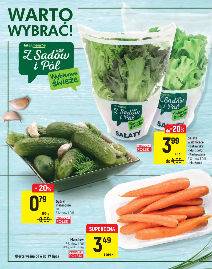 Gazetka promocyjna Intermarche - Letni targ marek - ważna 06.07 do 19.07.2021 - strona 4 - produkty: Masło, Sałat