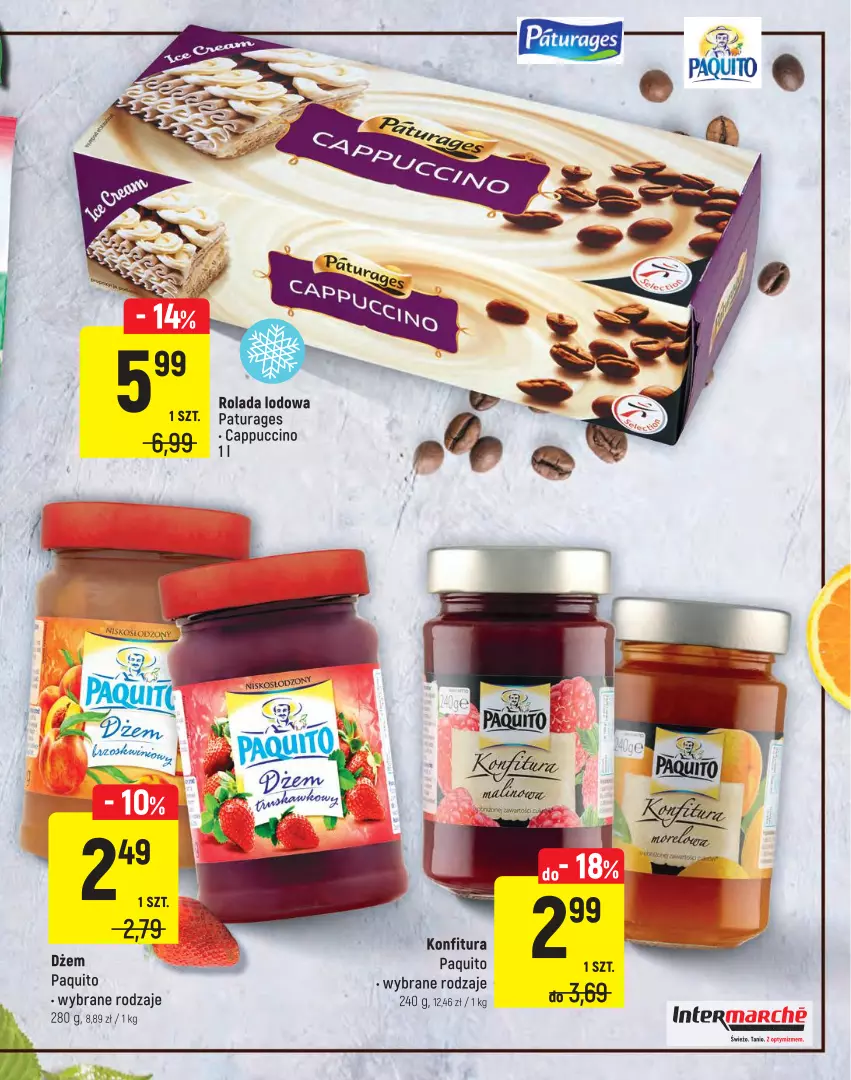 Gazetka promocyjna Intermarche - Letni targ marek - ważna 06.07 do 19.07.2021 - strona 9 - produkty: Cappuccino, Dżem, Konfitura, Rolada