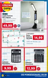 Gazetka promocyjna Lidl - GAZETKA - Gazetka - ważna od 14.08 do 14.08.2021 - strona 16 - produkty: Top, Sok, Budzik, Biurko, Silan, Zegar, Kalendarz