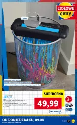 Gazetka promocyjna Lidl - GAZETKA - Gazetka - ważna od 14.08 do 14.08.2021 - strona 17 - produkty: Piec, Teleskop, Top, Papier, Kosz, Niszczarka