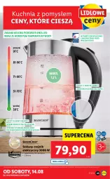 Gazetka promocyjna Lidl - GAZETKA - Gazetka - ważna od 14.08 do 14.08.2021 - strona 43 - produkty: Piec, Top, Czajnik elektryczny, Czajnik, Kuchnia, Nuty