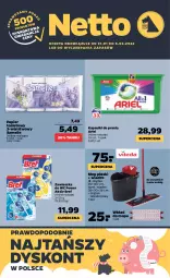 Gazetka promocyjna Netto - Gazetka non food - Gazetka - ważna od 05.02 do 05.02.2022 - strona 1 - produkty: Teleskop, Mop, Papier, Zawieszka do wc, Bref, Papier toaletowy, Wkład do mopa, Wiadro, Ariel, Kapsułki do prania