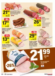 Gazetka promocyjna Intermarche - Zwyciężamy Okazjami - Gazetka - ważna od 28.06 do 28.06.2021 - strona 17 - produkty: Kurczak, Polędwica, Salami, Madej Wróbel, Szynka, Pieprz, Boczek, Kiełbasa, Fa