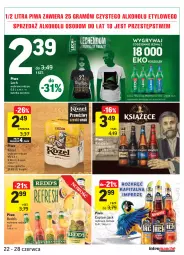 Gazetka promocyjna Intermarche - Zwyciężamy Okazjami - Gazetka - ważna od 28.06 do 28.06.2021 - strona 31 - produkty: Piwa, Piwo, Książęce, Gra, Captain Jack, Kozel
