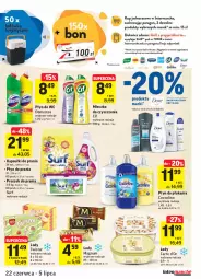 Gazetka promocyjna Intermarche - Zwyciężamy Okazjami - Gazetka - ważna od 28.06 do 28.06.2021 - strona 33 - produkty: Płyn do prania, Domestos, Cif, Coccolino, Proszek do prania, Surf, Lody, Mleczko, Płyn do płukania, Płyn do wc, Kapsułki do prania
