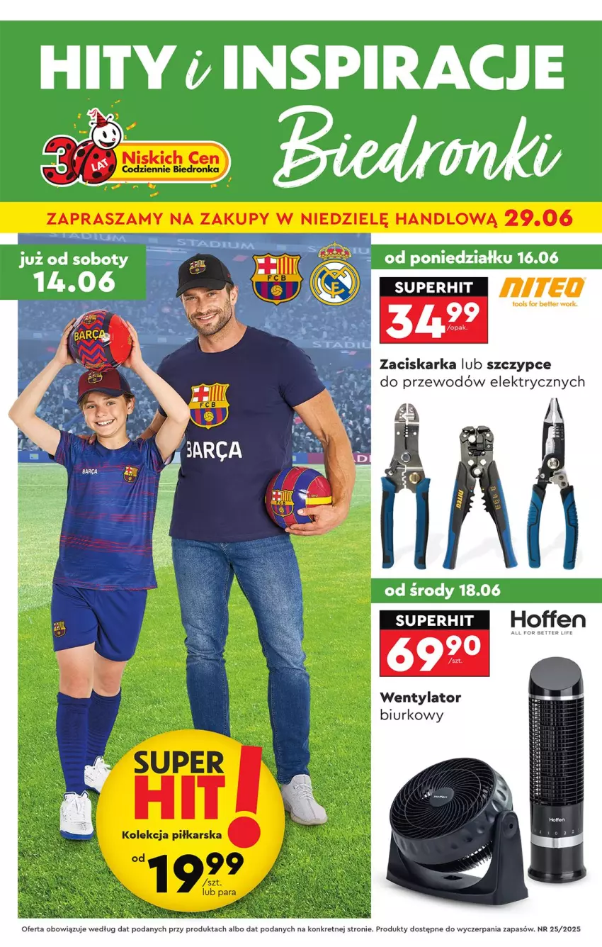 Gazetka promocyjna Biedronka - Okazje Tygodnia - ważna 14.06 do 28.06.2025 - strona 1 - produkty: Biurko, Fa, Kret