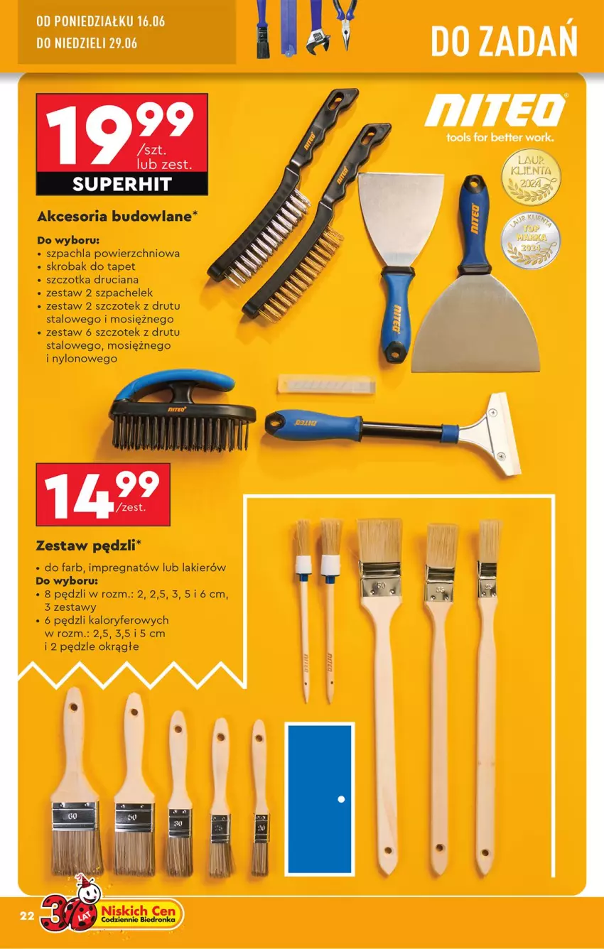 Gazetka promocyjna Biedronka - Okazje Tygodnia - ważna 14.06 do 28.06.2025 - strona 24 - produkty: Fa, Lakier, Szczotka, Szczotka druciana