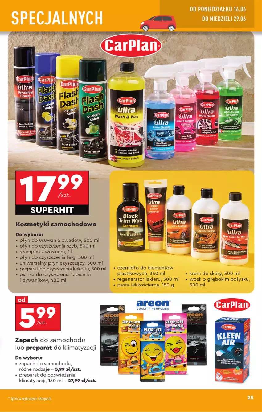 Gazetka promocyjna Biedronka - Okazje Tygodnia - ważna 14.06 do 28.06.2025 - strona 27 - produkty: Dywan, Dywanik, Finish, Lakier, LG, Perfum, Pianka do czyszczenia, Preparat do czyszczenia, Sati, Szampon, Uniwersalny płyn czyszczący